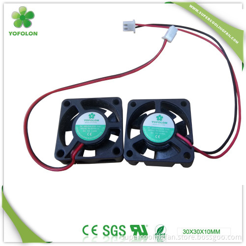 30x30x10mm 12V small electronic fan 5V toyon fan high rpm 3010 dc fan